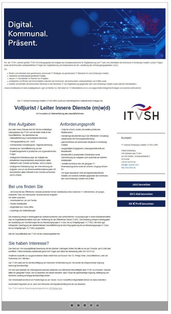 Symbolische Darstellung einer intelligenten Stellenanzeige – mehr Reichweite und höhere Bewerberakzeptanz.